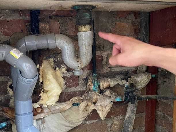 Water damage restoration process in Enon, OH